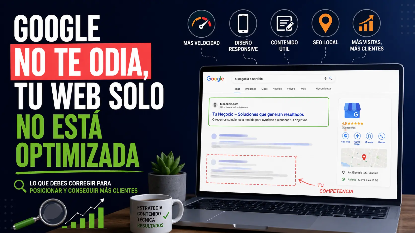 Google no te odia, tu web solo no está optimizada