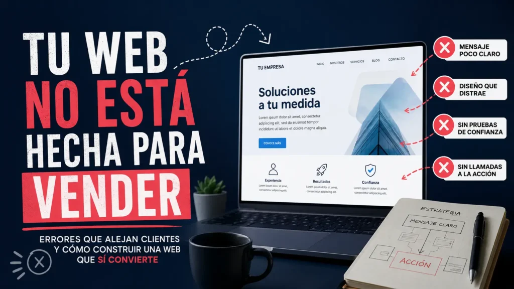 Tu web no está hecha para vender