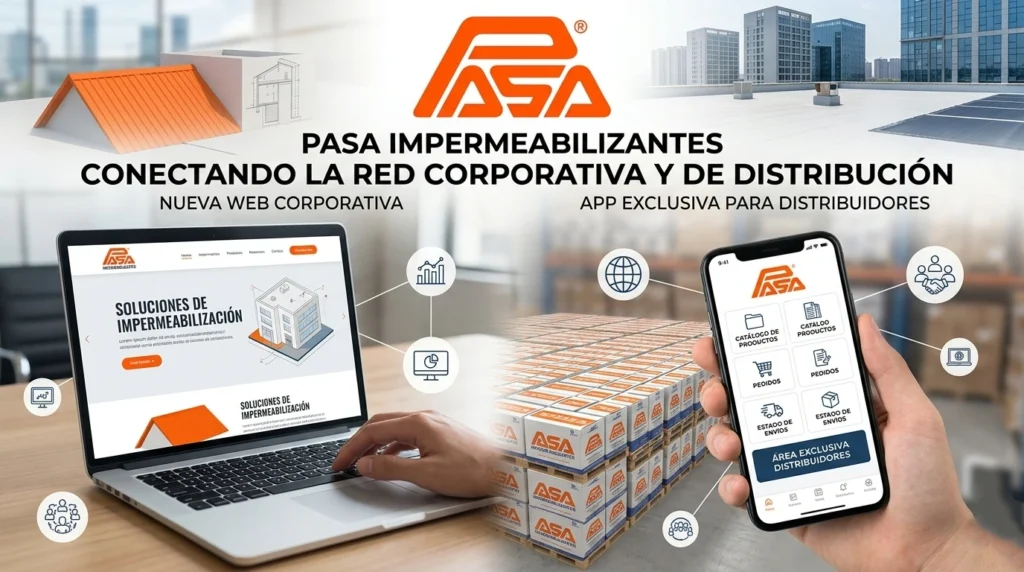 Impermeabilizantes: Página Web Corporativa + App de Distribuidores